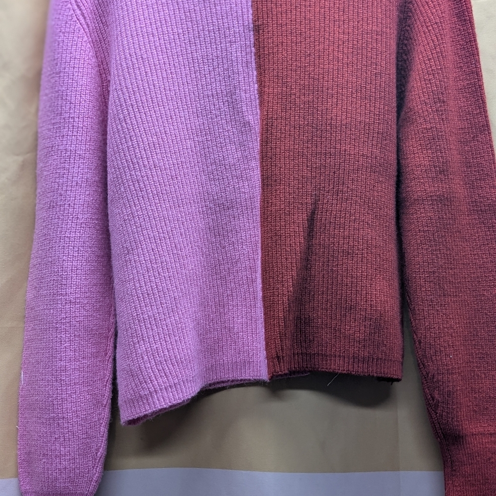 Moon And Madison Cardigan Sweater - Red and Pink - Picture 8 of 9